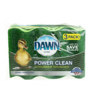 Dawn 3ct Power Clean Scrubber Sponge